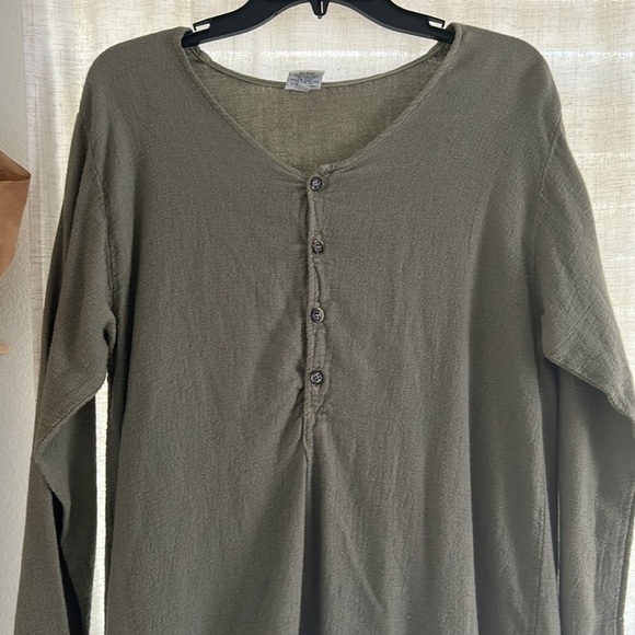 CP Shades green button front comfy tunic - Picture 4 of 7